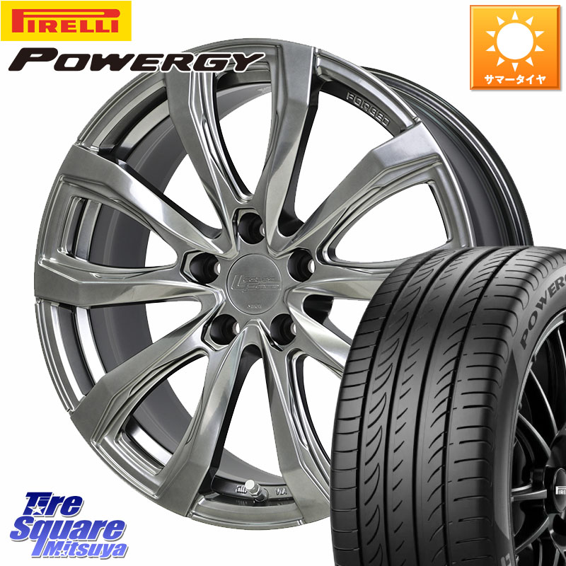 HotStuff シュティッヒ レグザス FORGED FS-01 平座仕様(レクサス・トヨタ専用) 鍛造ホイール 19インチ 19 X 8.0J +42 5穴 114.3 ピレリ POWERGY パワジー サマータイヤ 245/40R19 10系カローラクロス 139,600円