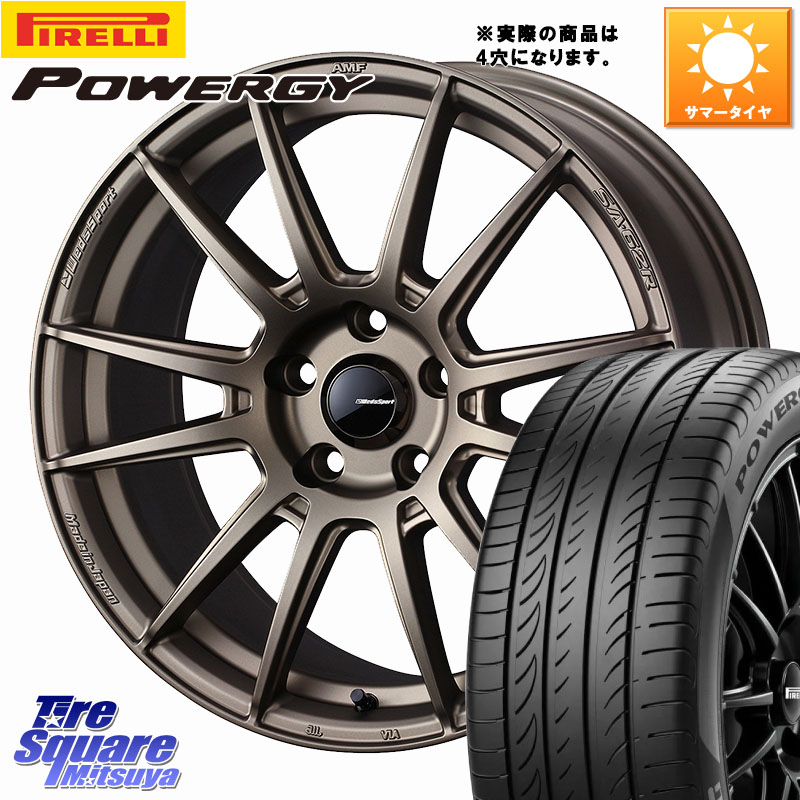 WEDS WedsSport SA-62R ホイール 17インチ 17 X 6.5J +50 4穴 100 ピレリ POWERGY パワジー サマータイヤ 215/45R17 FITクロスター
