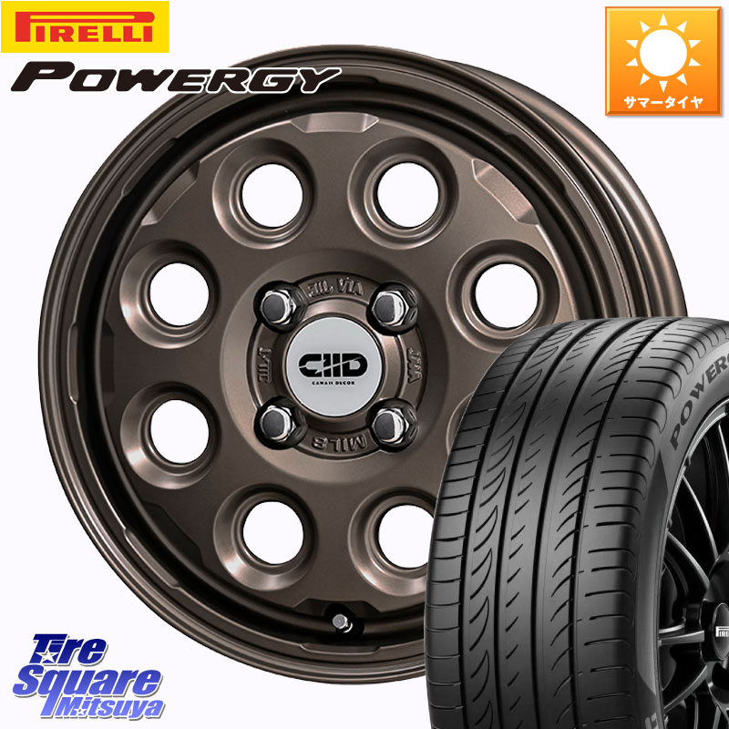 KYOHO Cawaii Decor Decor Nature ホイール 15インチ 15 X 4.5J +45 4穴 100 ピレリ POWERGY パワジー サマータイヤ 165/55R15 N-BOX デリカミニ2WD タント スペーシア サクラ