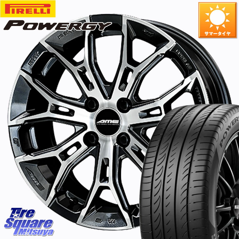 KYOHO GALERNA FINURA ホイール 16インチ 16 X 6.5J +43 4穴 100 ピレリ POWERGY パワジー サマータイヤ 195/60R16