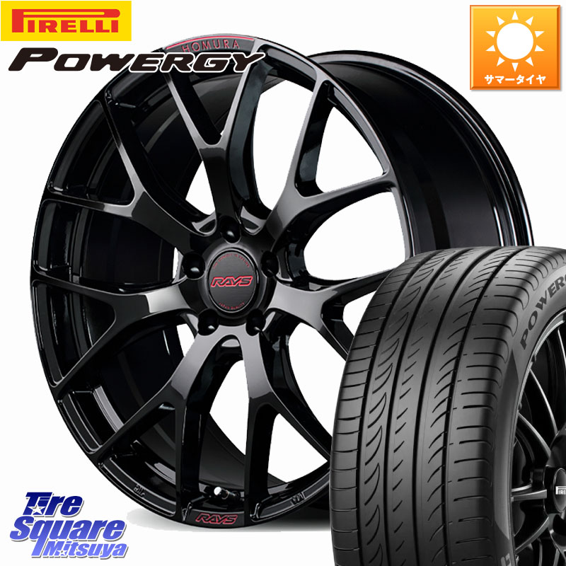 RAYS HOMURA 2x7FT spec-M ホイール 17インチ 17 X 7.0J +50 5穴 100 ピレリ POWERGY パワジー サマータイヤ 215/55R17