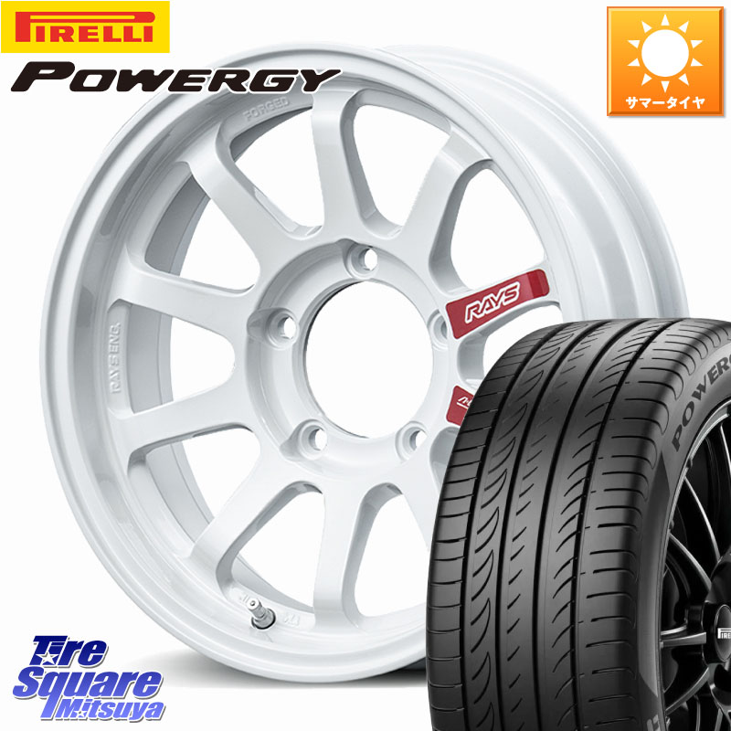 RAYS 【欠品次回11~12月】 A LAP-J PRO ※インセット-6 鍛造 ホイール 16インチ 16 X 6.0J +0 5穴 139.7 ピレリ POWERGY パワジー サマータイヤ 215/65R16 ジムニー専用(要オーバーフェンダー等) ジムニ－シエラ・ノマド(カスタム)
