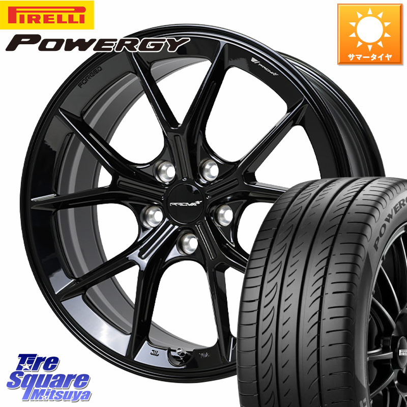 HotStuff PROVA RAFFINATO プローバ ラフィナート スバル車専用 鍛造ホイール 18インチ 18 X 8.5J(86 Brembo) +48 5穴 100 ピレリ POWERGY パワジー サマータイヤ 225/40R18 BRZ・86・GR86ブレンボキャリパー対応ローダウン車向けサイズ
