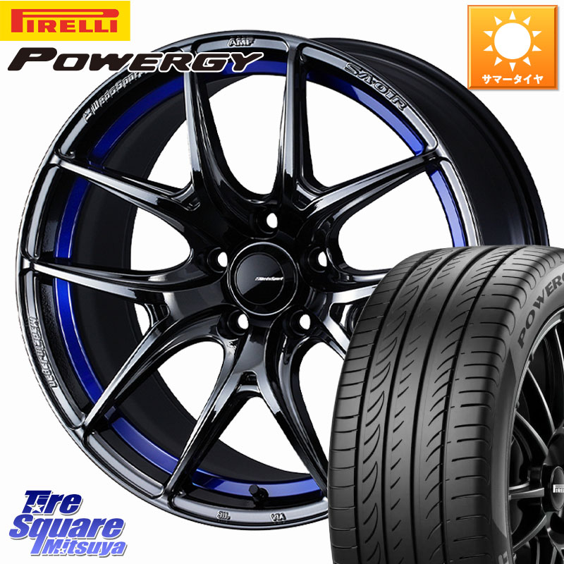 WEDS WedsSport SA-01R ホイール 18インチ ウェッズ スポーツ 18 X 7.5J +45 5穴 100 ピレリ POWERGY パワジー サマータイヤ 225/40R18 210・A10系カローラ 210系カローラスポーツ 50系プリウス BRZ・86・GR86