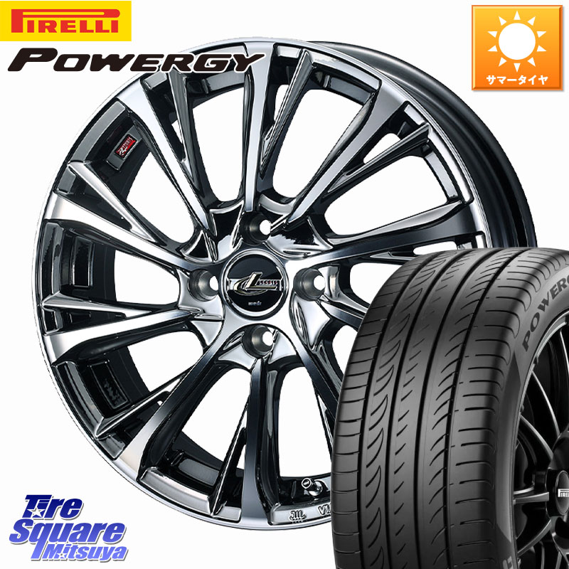 WEDS LEONIS JG レオニスJG ホイール 15インチ 15 X 4.5J +45 4穴 100 ピレリ POWERGY パワジー サマータイヤ 165/55R15 N-BOX デリカミニ2WD タント スペーシア サクラ