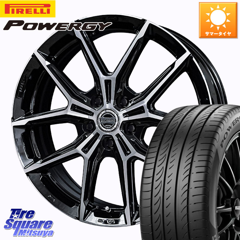 KYOHO SMACK +EK M1 ホイール 18インチ スマック 18 X 7.5J +38 5穴 114.3 ピレリ POWERGY パワジー サマータイヤ 235/55R18
