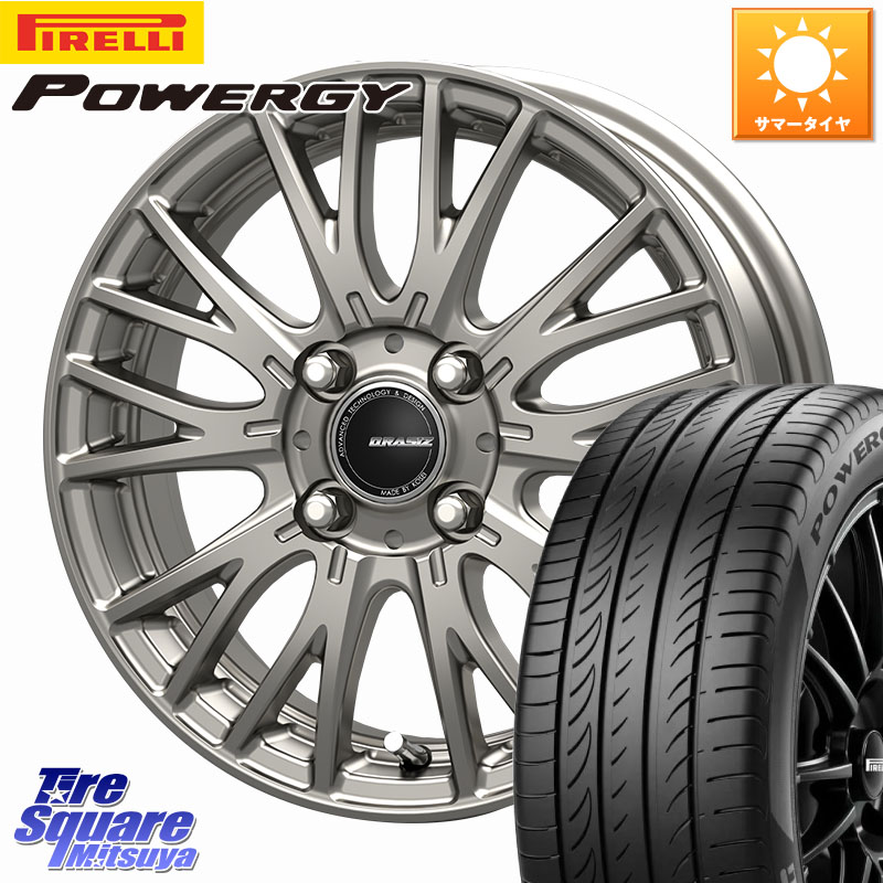 KOSEI QRASIZ クレイシズ SE48 ホイール 15インチ 15 X 5.5J +42 4穴 100 ピレリ POWERGY パワジー サマータイヤ 195/55R15 モビリオ モビリオスパイク