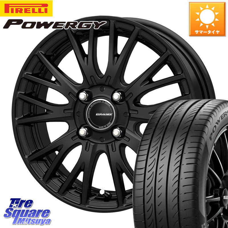 KOSEI QRASIZ クレイシズ SE48 ホイール 15インチ 15 X 5.5J +42 4穴 100 ピレリ POWERGY パワジー サマータイヤ 195/55R15 モビリオ モビリオスパイク