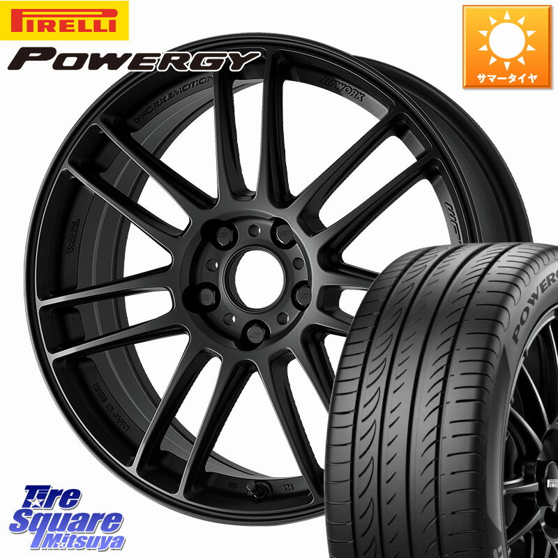 ピレリ POWERGY パワジー サマータイヤ 235/40R18WORK EMOTION ZR7 ホイール 18インチ 18X9.0J(GR YARIS RZ) 45 5穴 114.3 GRヤリスRZビックキャリパー対応(RC18インチPKG含む)|タイヤスクエアミツヤ