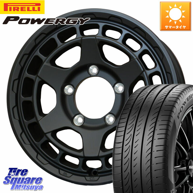 WEDS MUDVANCE X TYPE S ホイール 16インチ マッドヴァンス 16 X 5.5J +22 5穴 139.7 ピレリ POWERGY パワジー サマータイヤ 215/65R16 ジムニー専用(要オーバーフェンダー等)