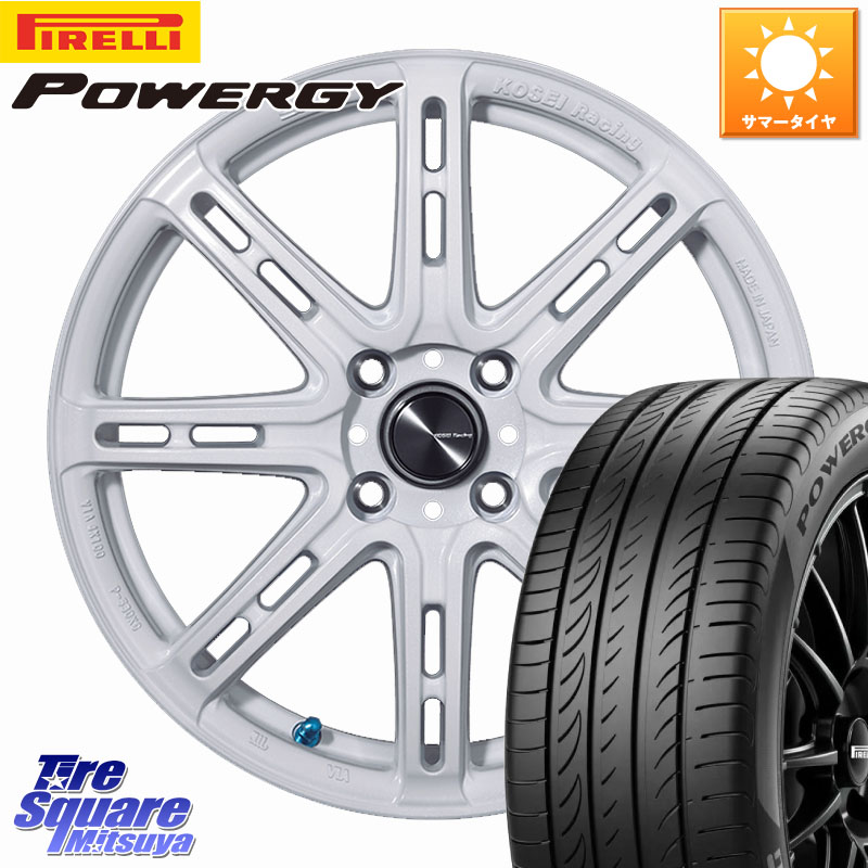 KOSEI SENEKA RP08 ホイール 16インチ 16 X 6.5J +38 4穴 100 ピレリ POWERGY パワジー サマータイヤ 195/65R16
