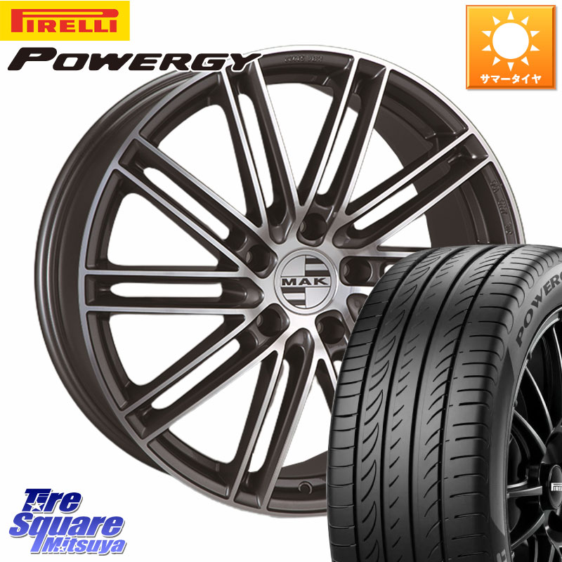 阿部商会 MAK LEIPZIG ライプツィヒ ホイール 20インチ 20 X 9.0J(PORSCHE CAYENNE E3K) +50 5穴 130 ピレリ POWERGY パワジー サマータイヤ 275/45R20 ポルシェ カイエン