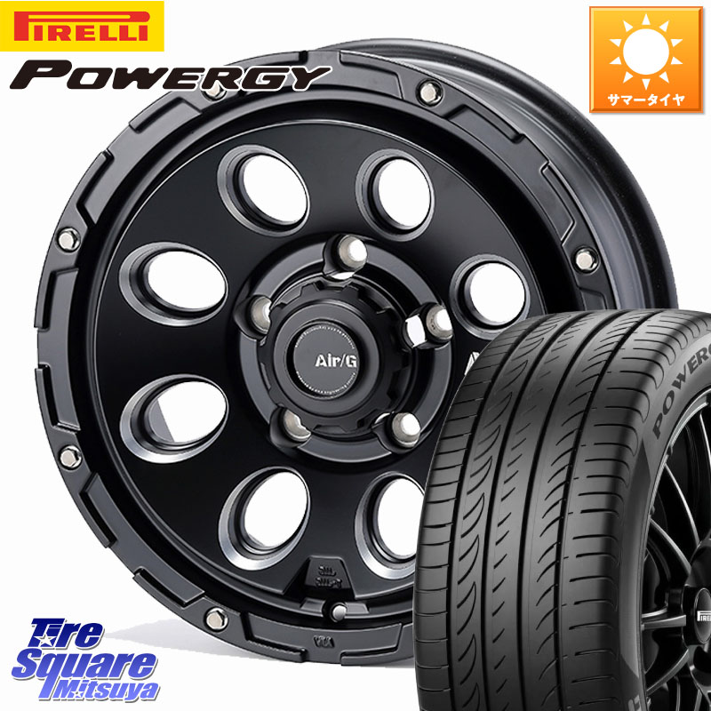 ピレリ POWERGY パワジー サマータイヤ 215/65R164X4エンジニアリング Air/G Massive ホイール 16インチ 16X6.0J 0 5穴 139.7 ジムニー専用(要オーバーフェンダー等) ジムニ&minus;シエラ/ノマド(カスタム) AZオフロード カスタムサイズ｜タイヤスクエアミツヤ