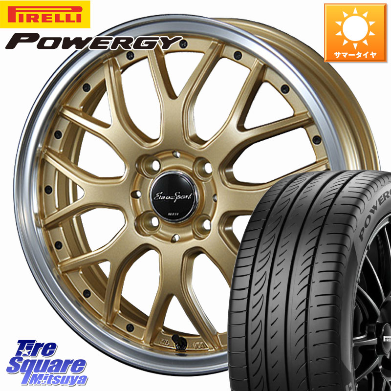 BLEST EuroSport Type815 ホイール 16インチ 16 X 6.0J +48 4穴 100 ピレリ POWERGY パワジー サマータイヤ 205/55R16
