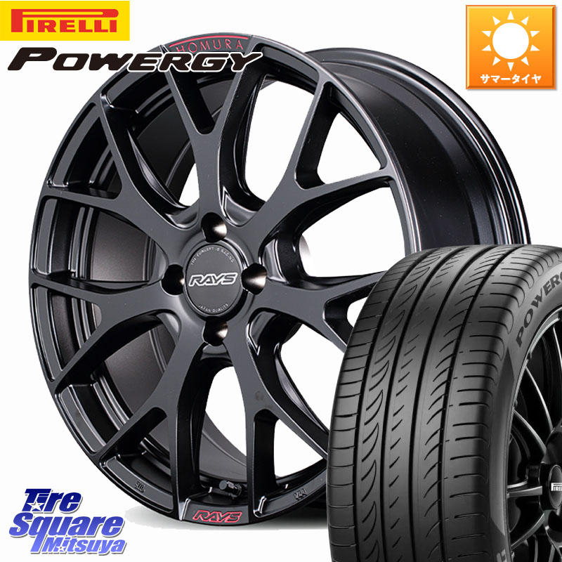 ピレリ POWERGY パワジー サマータイヤ 205/45R17RAYS HOMURA 2x7FT SPORT EDITION ホイール 17インチ 17X7.0J 45 4穴 100 アクア アクアクロスオーバー ロードスターRF キューブ CUBE 日産 ヴィッツ ラクティス MAZDA2 マツダ2(デミオ) ヤリス カスタム前提 シビック｜タイヤスクエアミツヤ