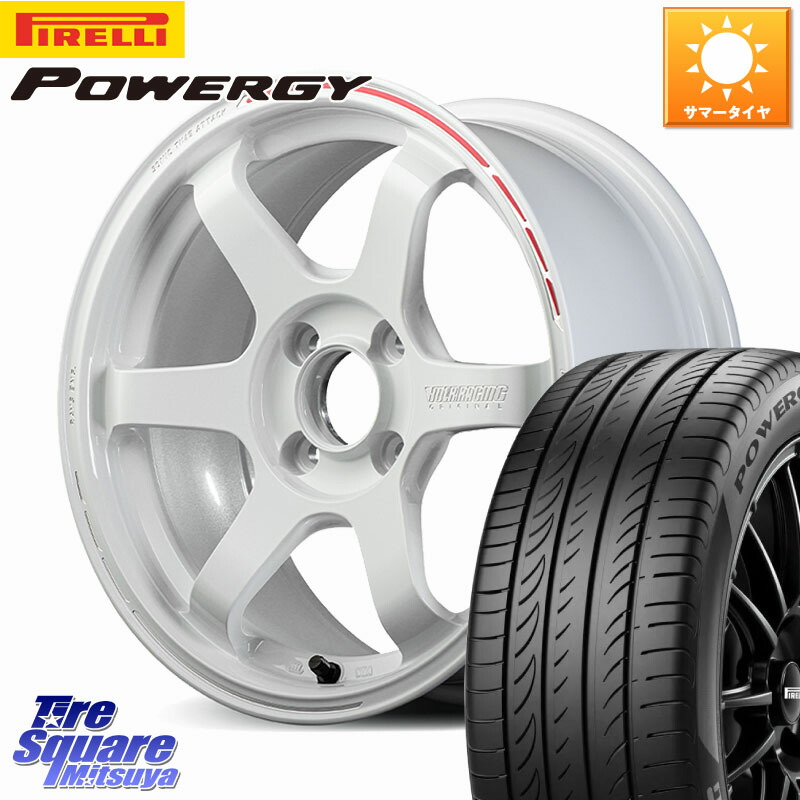 RAYS 【欠品次回10~11月】 TE37 SONIC TIME ATTACK EDITION 鍛造 ホイール 16インチ 16 X 6.5J +39 4穴 100 ピレリ POWERGY パワジー サマータイヤ 205/45R16