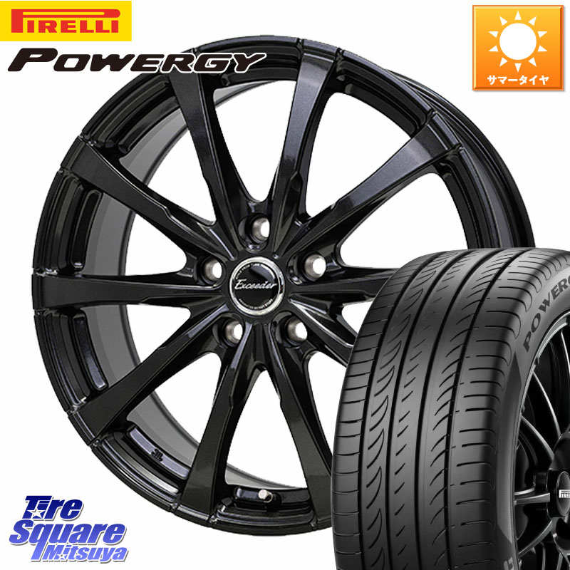 ピレリ POWERGY パワジー サマータイヤ 245/45R19HotStuff Exceeder E08 ホイール 19インチ エクシーダ 19X7.5J 38 5穴 114.3 NX レクサス エクリプスクロス RVR ハリアー アウトランダー|タイヤスクエアミツヤ