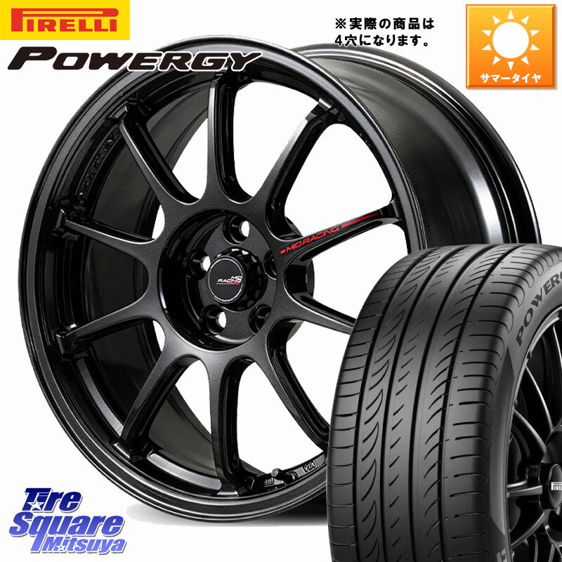 ピレリ POWERGY パワジー サマータイヤ 195/65R16MANARAY MID RACING R10 EVO ホイール 16インチ レーシング◇参考画像 16X6.5J 45 4穴 100 ライズ/ロッキー(ガソリン車4穴) ロッキー ガソリン車 4穴|タイヤスクエアミツヤ