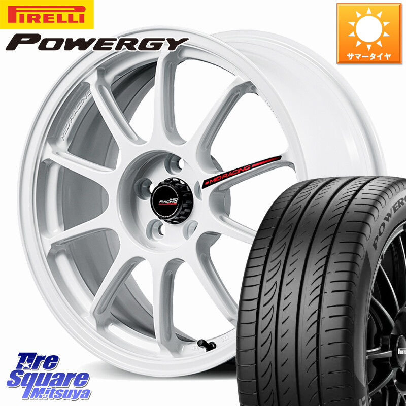 ピレリ POWERGY パワジー サマータイヤ 225/60R17MANARAY MID RACING R10 EVO ホイール 17インチ レーシング 17X7.5J 48 5穴 114.3 E52エルグランド ZR-V SL系フォレスター レイバック SK系フォレスター eビターラ|タイヤスクエアミツヤ
