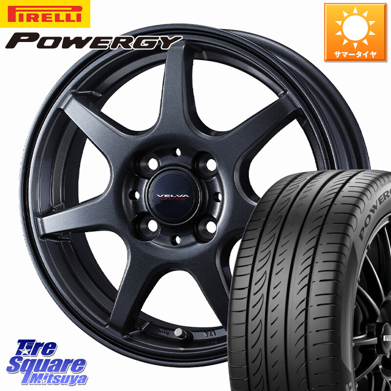ピレリ POWERGY パワジー サマータイヤ 165/55R15WEDS VELVA WONDER ヴェルヴァワンダー ホイール 15インチ 15X5.5J 42 4穴 100 ブーン BOON|タイヤスクエアミツヤ