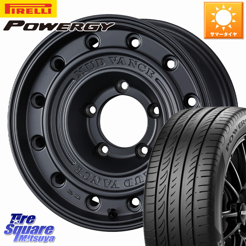 ピレリ POWERGY パワジー サマータイヤ 215/65R16WEDS MUD VANCE CL ※インセット-5 ホイール 16インチ マッドヴァンスCL 16X6.0J 0 5穴 139.7 ジムニー専用(要オーバーフェンダー等) ジムニ−シエラ/ノマド(カスタム) AZオフロード カスタムサイズ|タイヤスクエアミツヤ