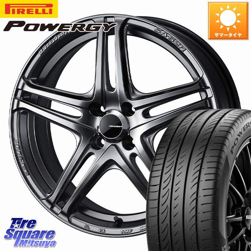 ピレリ POWERGY パワジー サマータイヤ 165/55R15WEDS WedsSport SA-52R SA52R ウェッズ スポーツ ホイール 15インチ 15X5.0J 45 4穴 100 N-BOX タント スペーシア サクラ R1 R2 ルークス ROOX 日産 デイズ デイズルークス 日産 デリカ ミニ DELICA MINI コペン N-ONE｜タイヤスクエアミツヤ
