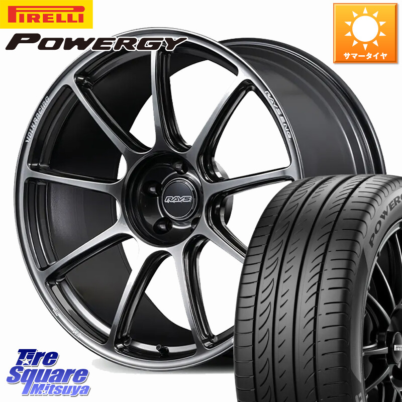 ピレリ POWERGY パワジー サマータイヤ 245/35R20RAYS 【欠品次回9~10月】 GT90 VOLK RACING 鍛造 ホイール 20インチ 20X8.5J 37 5穴 114.3 30系アルファード/ヴェルファイア 20系アルファード|タイヤスクエアミツヤ