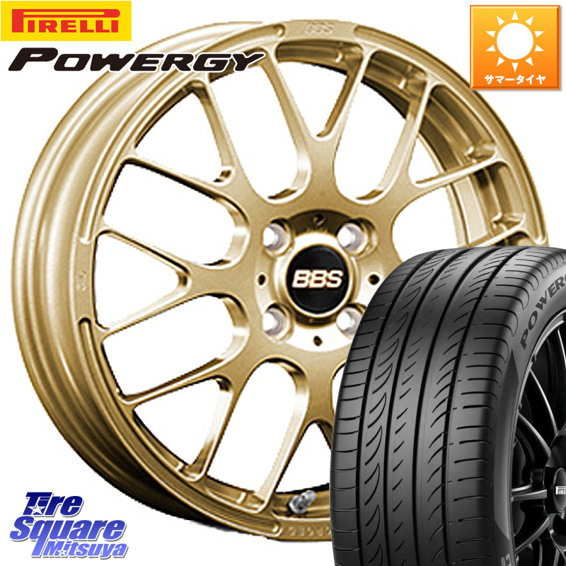 BBS RP 鍛造1ピース ホイール 16インチ 16 X 6.5J +48 4穴 100 ピレリ POWERGY パワジー サマータイヤ 195/55R16