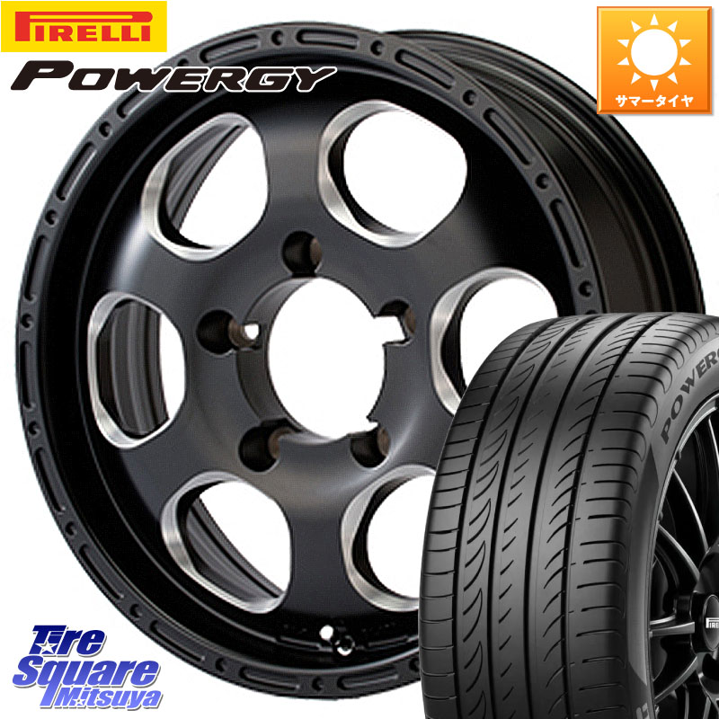 MEIWA Blood Stock 1Piece for JIMNY ホイール 16インチ 16 X 5.5J +20 5穴 139.7 ピレリ POWERGY パワジー サマータイヤ 215/65R16 ジムニー専用(要オーバーフェンダー等)