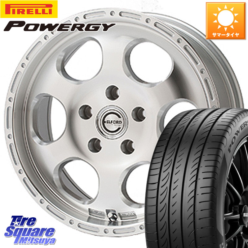 MEIWA Blood Stock One Piece ホイール 16インチ 16 X 7.0J +35 5穴 114.3 ピレリ POWERGY パワジー サマータイヤ 215/60R16