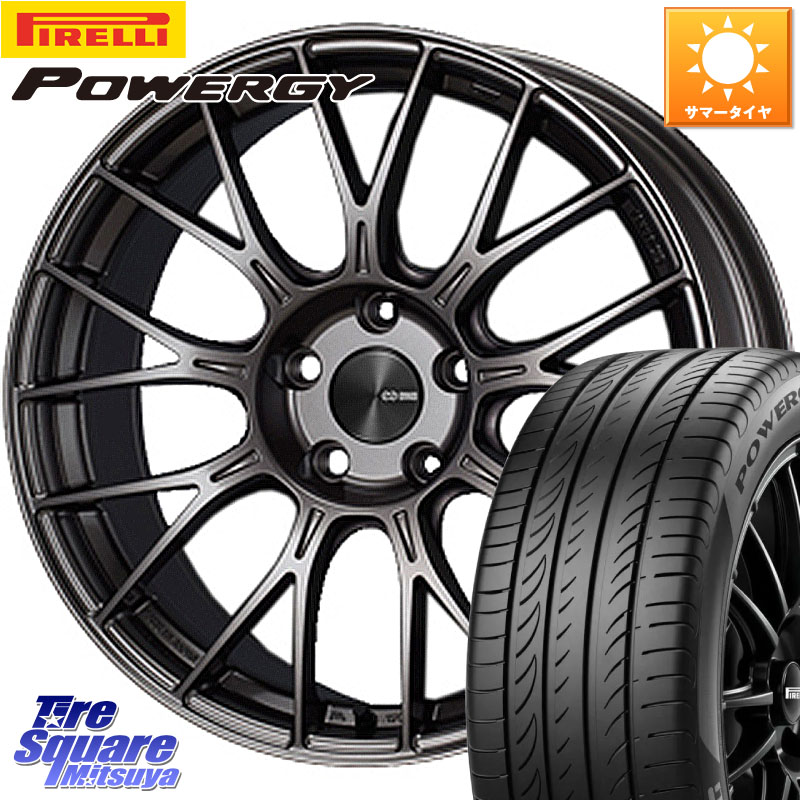 ENKEI エンケイ PerformanceLine PFM1 18インチ 18 X 8.5J +45 5穴 114.3 ピレリ POWERGY パワジー サマータイヤ 245/45R18
