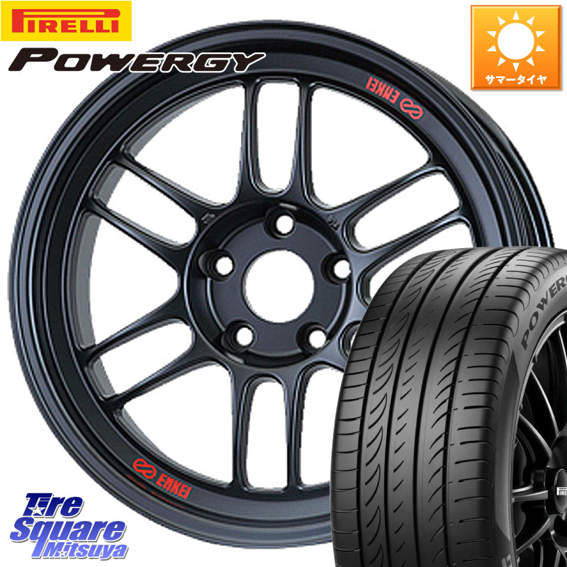 ENKEI エンケイ Racing RPF1 ホイール 18 X 7.5J +48 5穴 114.3 ピレリ POWERGY パワジー サマータイヤ 225/60R18 T32エクストレイル CX-5 CX-8 BT5レガシィアウトバック