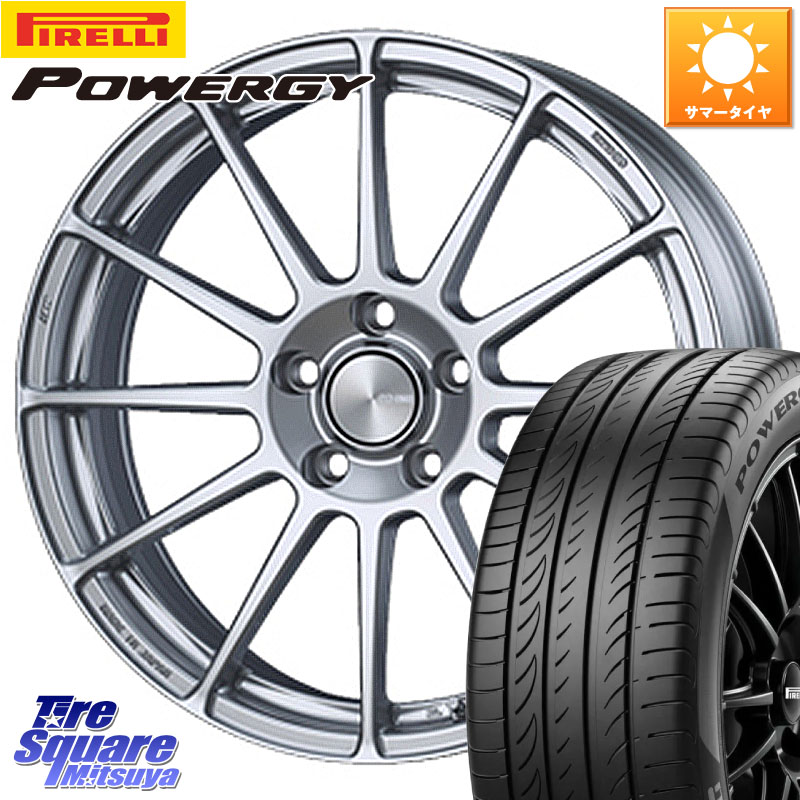 ENKEI エンケイ PerformanceLine PF03 ホイール 17 X 7.0J +50 5穴 100 ピレリ POWERGY パワジー サマータイヤ 225/55R17