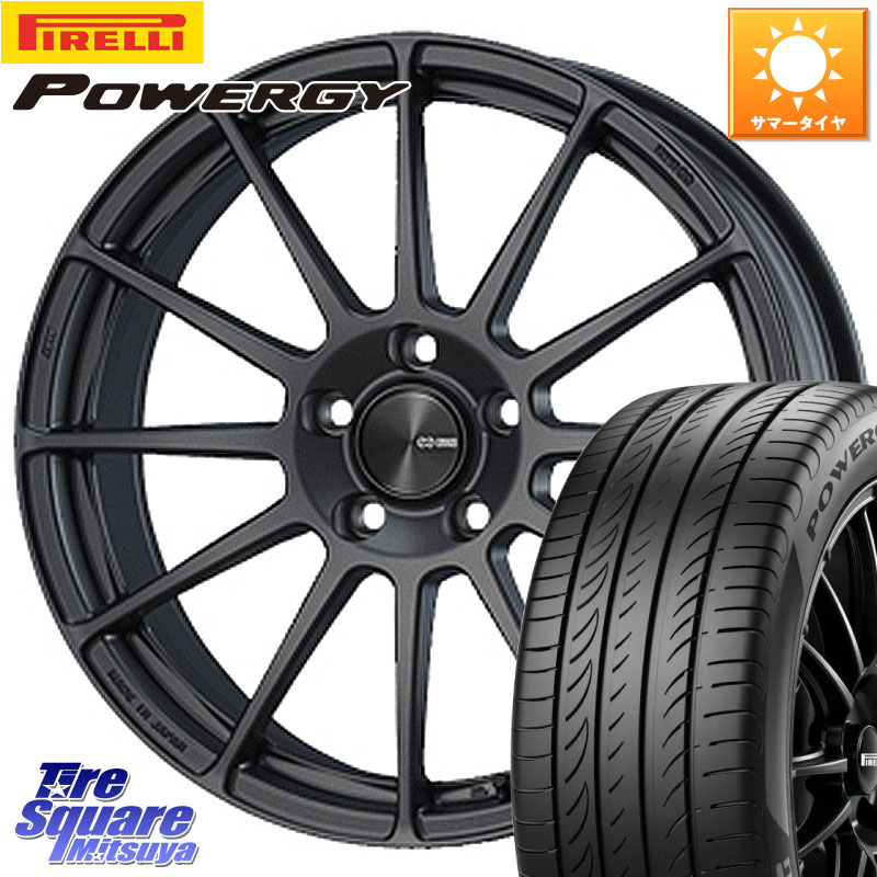 ENKEI エンケイ PerformanceLine PF03 (MD) ホイール 18 X 7.5J +48 5穴 114.3 ピレリ POWERGY パワジー サマータイヤ 215/55R18 CX-30 MX-30