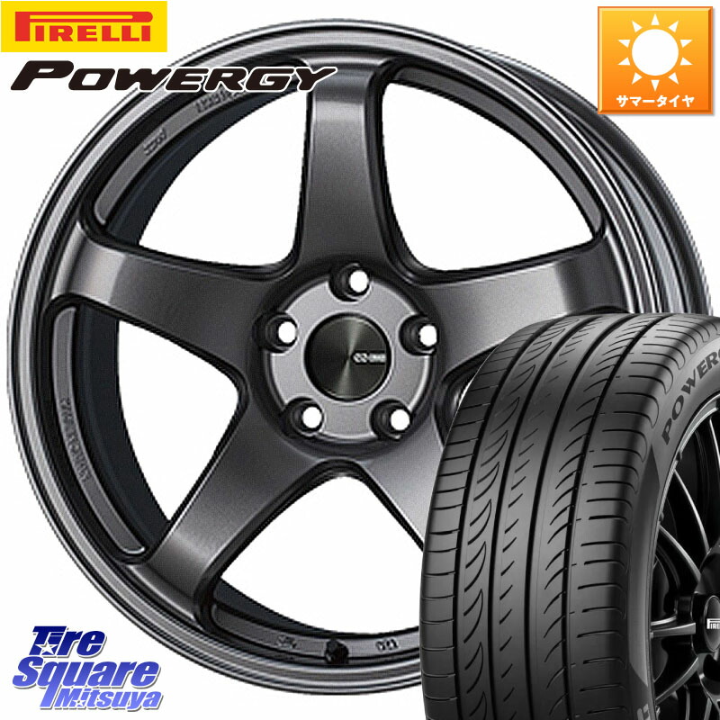 ピレリ POWERGY パワジー サマータイヤ 195/65R15ENKEI エンケイ PerformanceLine PF05 DS 4H 15インチ 15X6.0J 40 4穴 100 ブルーバードシルフィ 日産 カローラフィールダー カローラアクシオ|タイヤスクエアミツヤ