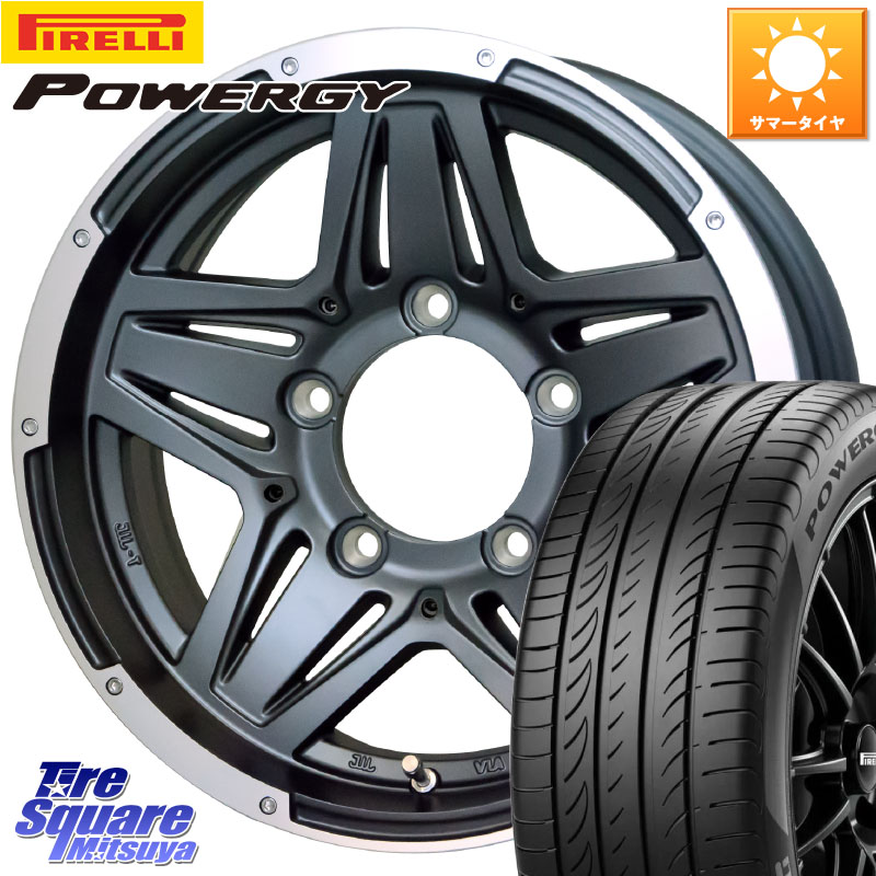 ピレリ POWERGY パワジー サマータイヤ 215/65R16HotStuff マッドクロス JB-01 JB01 ホイール 16インチ 16X6.0J 0 5穴 139.7 ジムニー専用(要オーバーフェンダー等) ジムニ&minus;シエラ/ノマド(カスタム) AZオフロード カスタムサイズ｜タイヤスクエアミツヤ