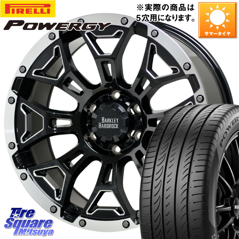 ピレリ POWERGY パワジー サマータイヤ 215/45R17HotStuff BARKLEY HARDROCK ELBERT ハードロック エルバート ホイール 17インチ 17X7.0J 38 5穴 114.3 リーフ LEAF 日産 ブレイド オーリス カローラルミオン｜タイヤスクエアミツヤ