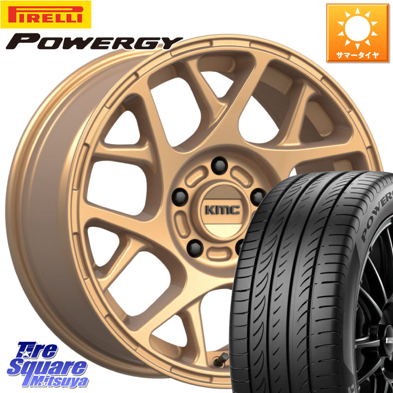 ピレリ POWERGY パワジー サマータイヤ 215/55R17KMC KM708 BULLY ホイール 17インチ 専用Nut別売 17X8.0J 38 5穴 114.3 アコード｜タイヤスクエアミツヤ