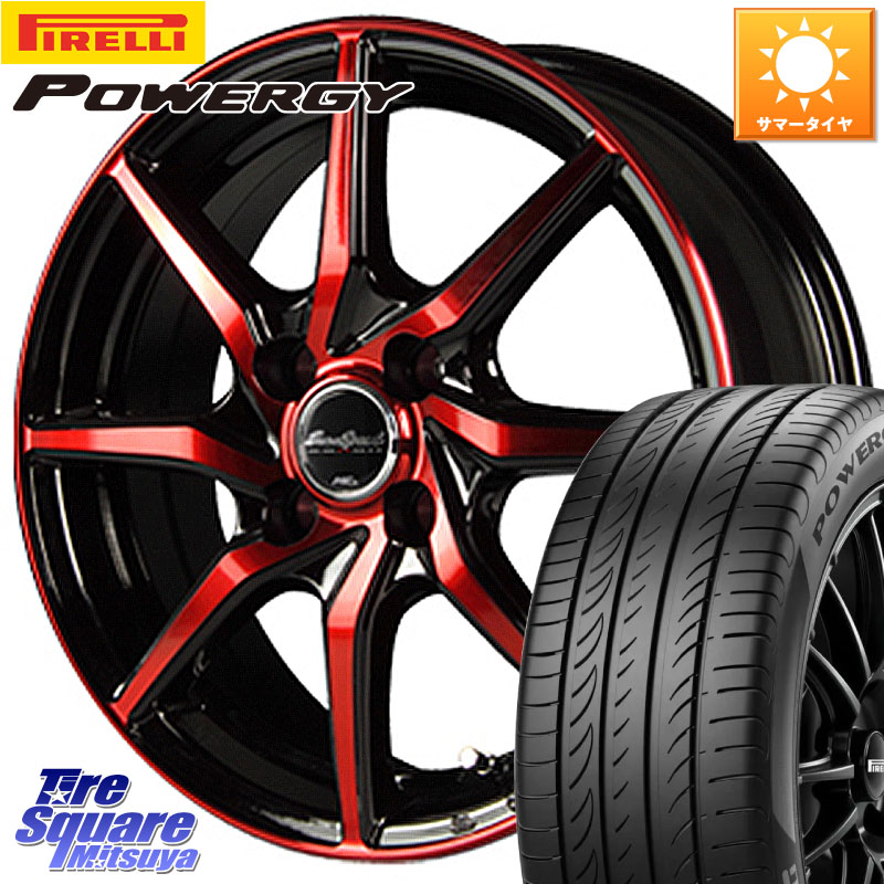 ピレリ POWERGY パワジー サマータイヤ 165/55R15MANARAY MID Euro Speed S810 レッド ホイール 15インチ 15X5.5J 45 4穴 100｜タイヤスクエアミツヤ 54,492円