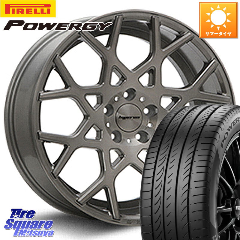 MLJ huperion ハイペリオン CVZ ホイール 19インチ 19 X 8.5J +45 5穴 114.3 ピレリ POWERGY パワジー サマータイヤ 225/45R19 10系カローラクロス MAZDA6