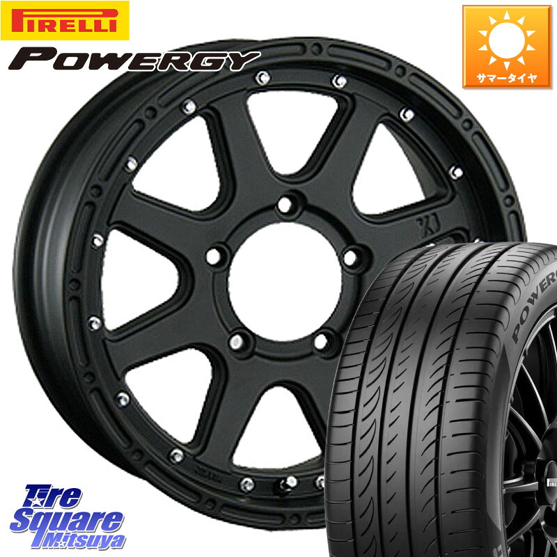ピレリ POWERGY パワジー サマータイヤ 215/65R16MLJ XTREME-J エクストリームJ ジムニーホイール 16インチ 16X5.5J 20 5穴 139.7 ジムニー専用(要オーバーフェンダー等) AZオフロード カスタムサイズ｜タイヤスクエアミツヤ