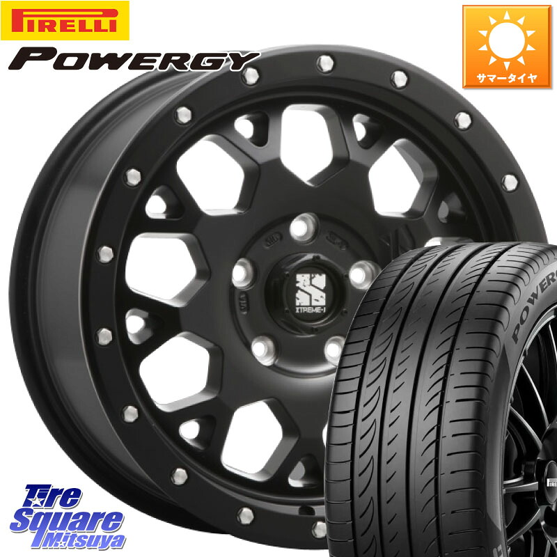 MLJ XJ04 XTREME-J エクストリームJ ホイール 16インチ 16 X 6.5J(US) +35 5穴 110 ピレリ POWERGY パワジー サマータイヤ 215/65R16