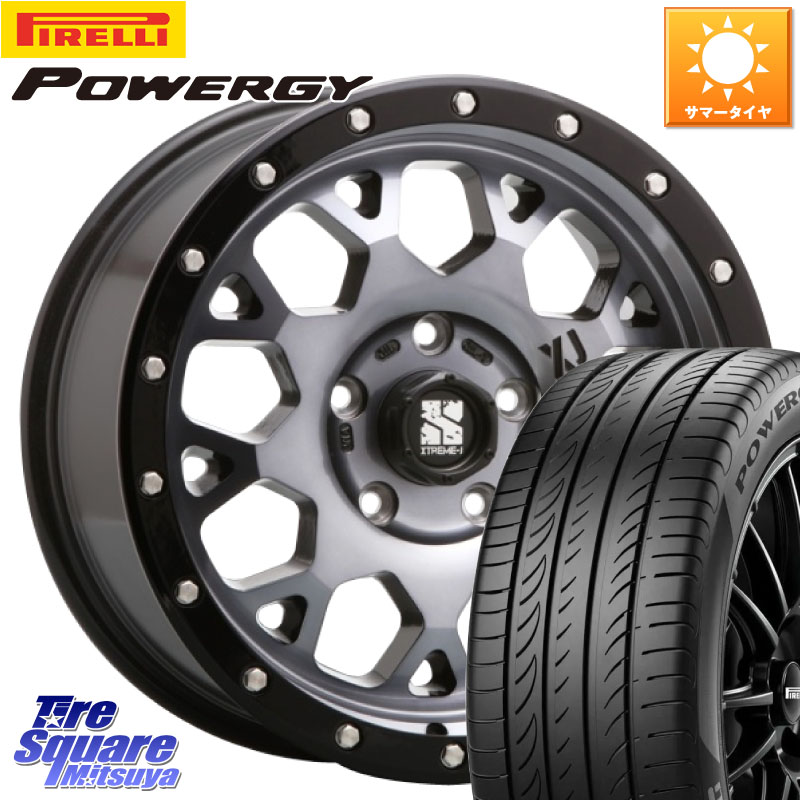 ピレリ POWERGY パワジー サマータイヤ 225/50R17MLJ XJ04 XTREME-J エクストリームJ ホイール 17インチ 17X7.0J 42 5穴 114.3 WRX-S4(VBH) マークXジオ エアトレック RX-8 MAZDA WRX S4|タイヤスクエアミツヤ