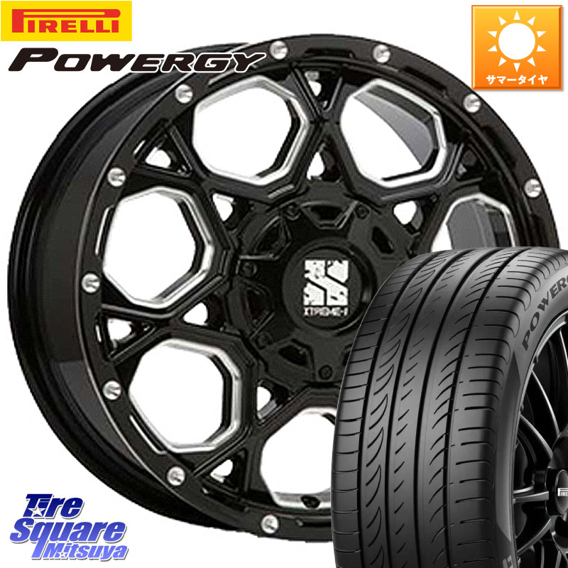 MLJ XJ06 XTREME-J エクストリームJ ホイール 17インチ 17 X 7.0J +50 5穴 100 ピレリ POWERGY パワジー サマータイヤ 225/55R17