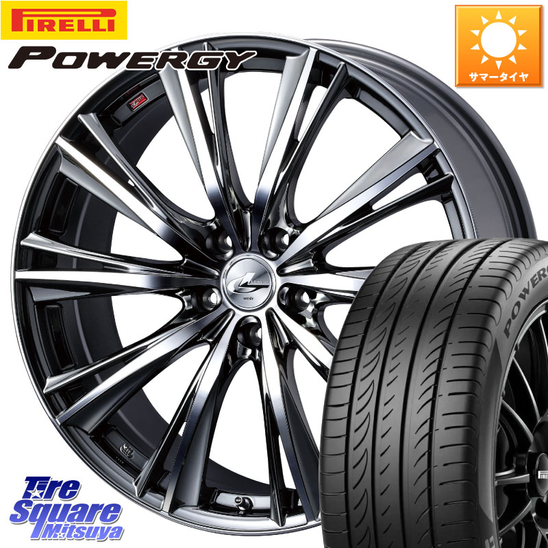 WEDS 33900 レオニス WX ウェッズ Leonis ホイール 18インチ 18 X 7.0J +47 5穴 114.3 ピレリ POWERGY パワジー サマータイヤ 215/55R18 CX-30 MX-30