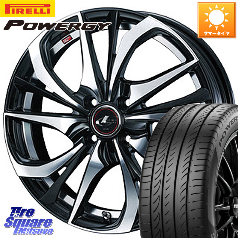 WEDS ウェッズ Leonis レオニス TE ホイール 15インチ 15 X 5.5J +43 4穴 100 ピレリ POWERGY パワジー サマータイヤ 175/65R15 アクア 160系カローラフィールダー GR・GS系フィット クロスビー スイフト4穴 130系ヴィッツ スペイド