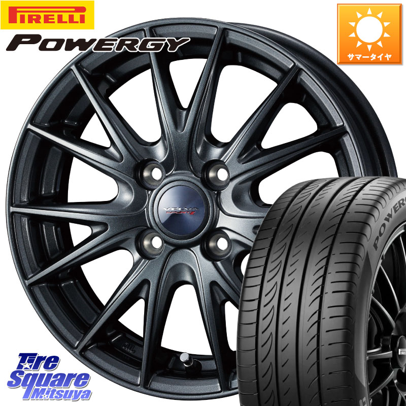 WEDS ウェッズ ヴェルヴァ スポルト2 ホイール 15インチ 15 X 5.5J +42 4穴 100 ピレリ POWERGY パワジー サマータイヤ 185/60R15 アクア 160系カローラフィールダー ヤリス GR・GS系フィット 130系ヴィッツ