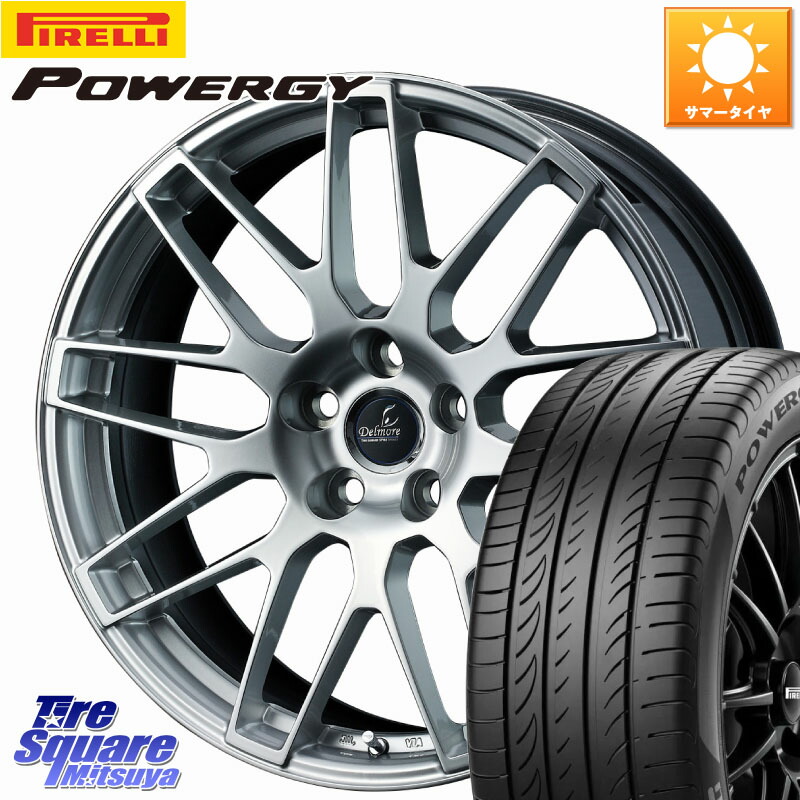 WEDS 39248 Delmore デルモア LC.S 平座仕様(レクサス車専用) 20 X 8.0J +30 5穴 114.3 ピレリ POWERGY パワジー サマータイヤ 245/40R20 30系アルファード 30系ヴェルファイア 20系アルファード
