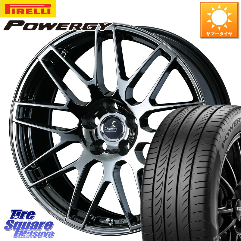 WEDS 40446 Delmore デルモア LC.S M14 DSNS仕様(レクサス車専用) 18 X 7.5J(M14B) +36 5穴 114.3 ピレリ POWERGY パワジー サマータイヤ 235/60R18 レクサスNX20系 クラウンスポーツ・エステート ハイブリッドZ スバル ソルテラ