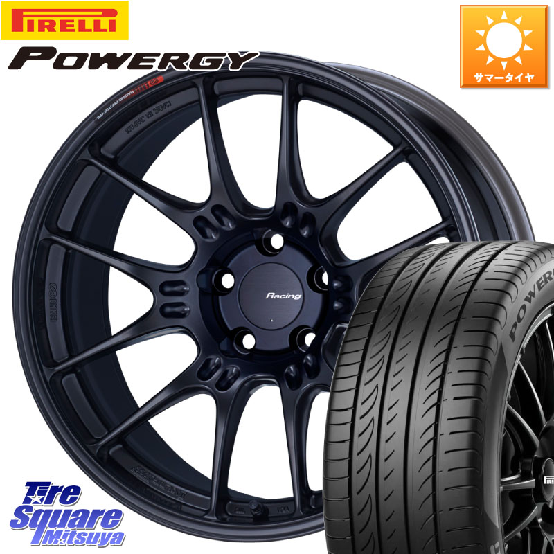 ピレリ POWERGY パワジー サマータイヤ 215/45R17ENKEI エンケイ RACING GTC02 BK ホイール 17インチ 17X7.5J 38 5穴 100 BRZ/86ローダウン車 BRZ GR 86 ハチロク 86 ハチロク｜タイヤスクエアミツヤ